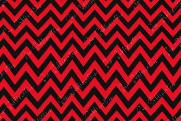 Download Red and Black Chevron Pattern - Red Collection
