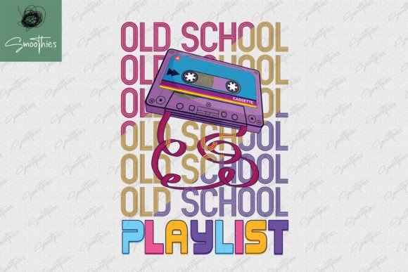 Download Old School Playlist Cassette Retro PNG - Cassette Collection