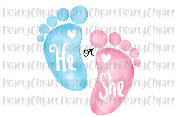 Download He or She Baby Feet Png Gender Reveal - Gender reveal Collection