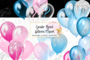 Download Gender Reveal Balloons Clipart - Gender reveal Collection