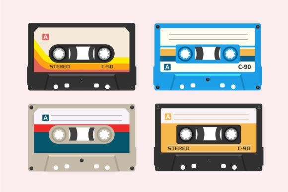 Download Retro Audio Tape Cassette Collection - Cassette Collection