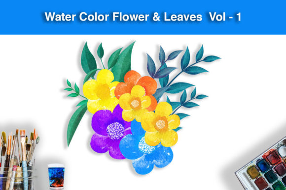 Download Watercolor Flower Design - Premium Bundle