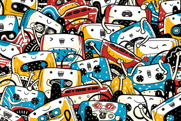 Download Vintage Cassette Illustration - Cassette Collection
