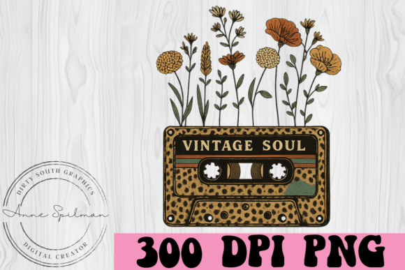 Download Vintage Soul Cassette Tape &amp; Flowers - Cassette Collection
