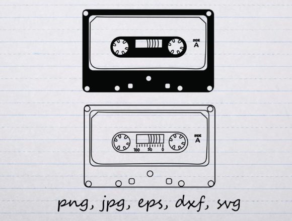 Download Cassette Tapes Silhouette - Cassette Collection