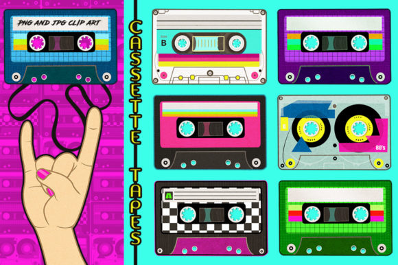 Download Retro Cassette Tapes Collection - Cassette Collection