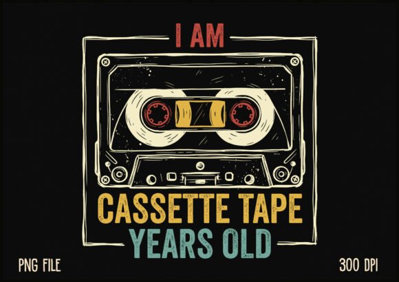 Download I Am Cassette Tape Years Old 90s Shirt - Cassette Collection