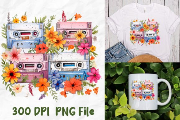 Download Old School Rainbow Cassette Wild Flower - Cassette Collection