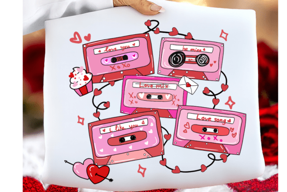 Download Valentine Cassette PNG, Love Mix Tape - Cassette Collection
