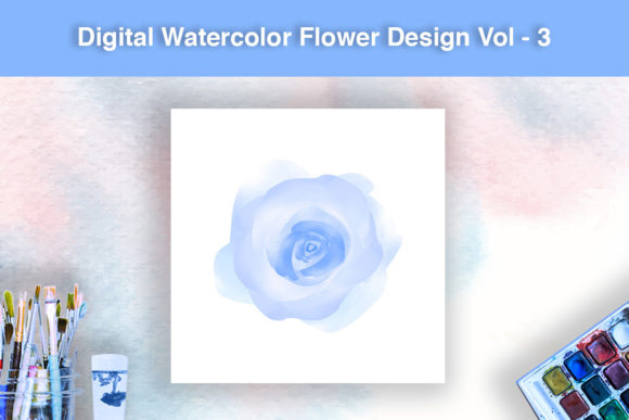 Download Digital Watercolor Flower Design - Premium Resources