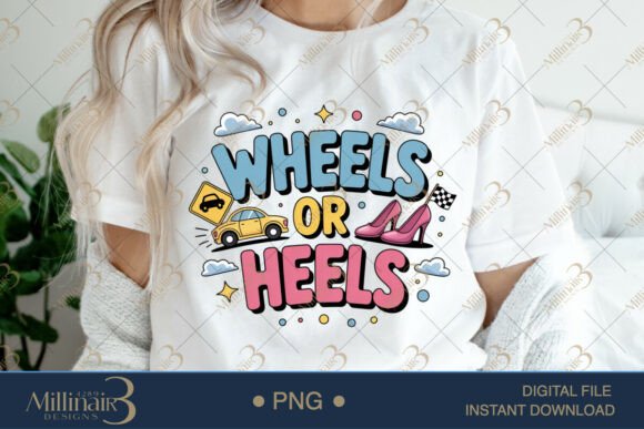 Download Wheels or Heels Gender Reveal PNG - Gender reveal Collection